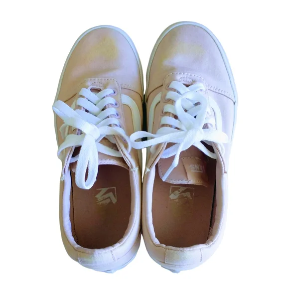 Vans Old Skool Pale Pink Women's Shoes - Picture 9 of 12